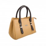 Beau Design Stylish Beige Color Imported PU Leather Casual Handbag With Double Handle For Women's/Ladies/Girls Beau Design Stylish Beige Color Imported PU Leather Casual Handbag With Double Handle For Women's/Ladies/Girls